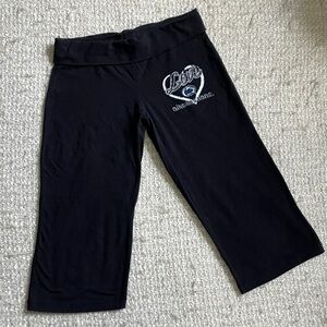 🐾 SOFFE WOMENS SIZE SMALL PENN STATE CAPRI FOLD OVER YOGA PANT